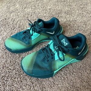 Blue/Green Nike Metcons women’s